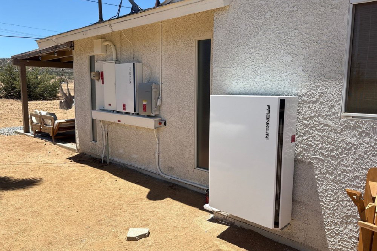 install duel franklinWH backup yucca valley ca